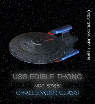 Resolution's escort ship, USS Edible Thong